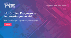 Desktop Screenshot of graficaprogresso.com